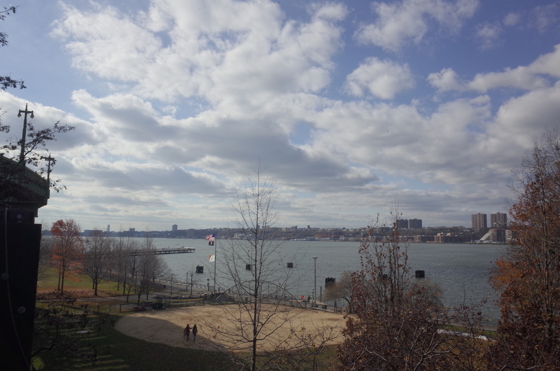View of the Hudson River, one block away from Joanna’s apartment